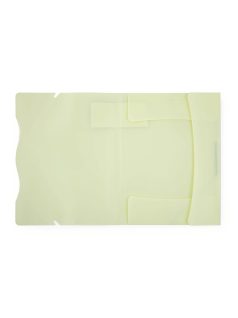 Műanyag gumis mappa A/4, PASTELINI, pasztell sárga
