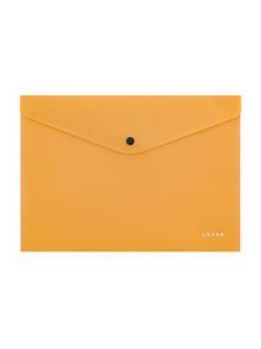   Irattartó tasak A/4, patentos, műanyag, VERDE, mustársárga