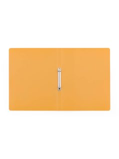   Műanyag gyűrűskönyv A/4, 2 gyűrűs, VERDE, mustársárga