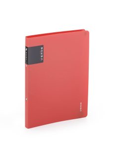   Műanyag gyűrűskönyv A/4, 2 gyűrűs, VERDE, téglaszínű