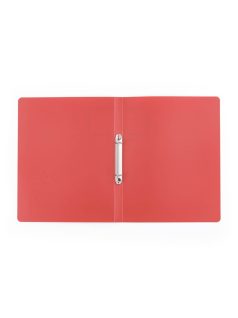   Műanyag gyűrűskönyv A/4, 2 gyűrűs, VERDE, téglaszínű