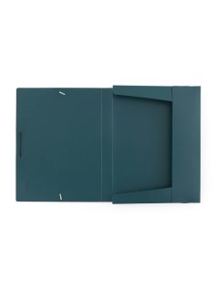 Műanyag füzetbox A/4, VERDE, mélyzöld