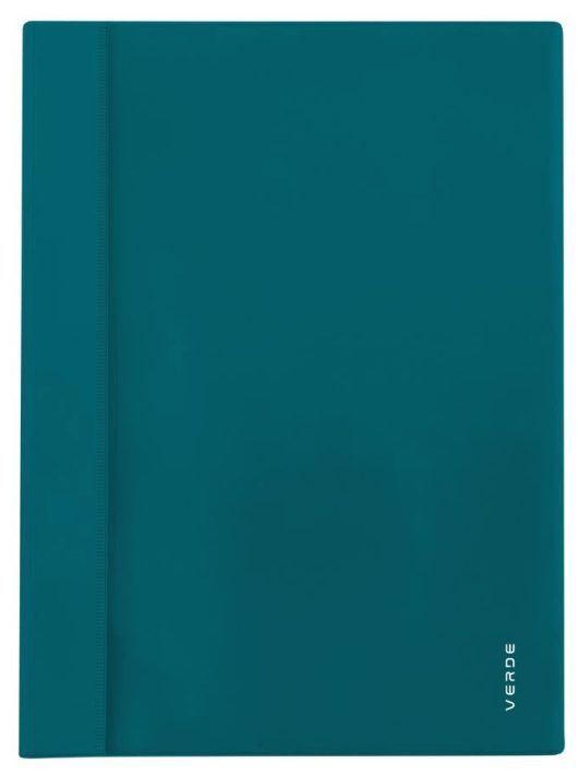 Gyorsfűző, PVC, A/4, VERDE, petrol színű