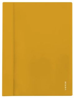 Gyorsfűző, PVC, A/4, VERDE, mustársárga