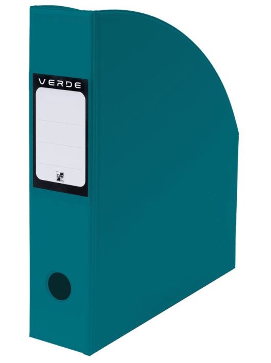 Irattartó papucs A/4, PVC, VERDE, petrol színű