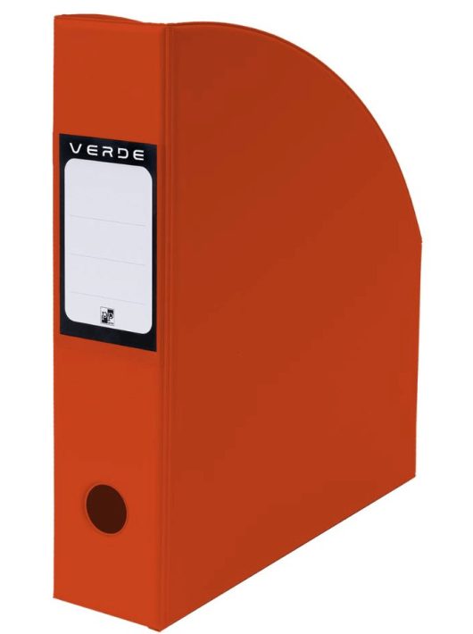 Irattartó papucs A/4, PVC, VERDE, téglaszínű