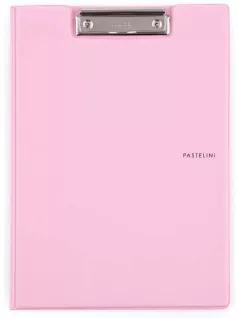   Felírótábla, fedeles, A/4, PVC, PASTELINI, pasztell rózsaszín