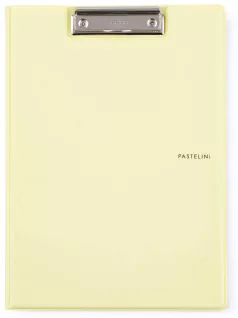   Felírótábla, fedeles, A/4, PVC, PASTELINI, pasztell sárga