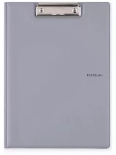   Felírótábla, fedeles, A/4, PVC, PASTELINI, pasztell szürke