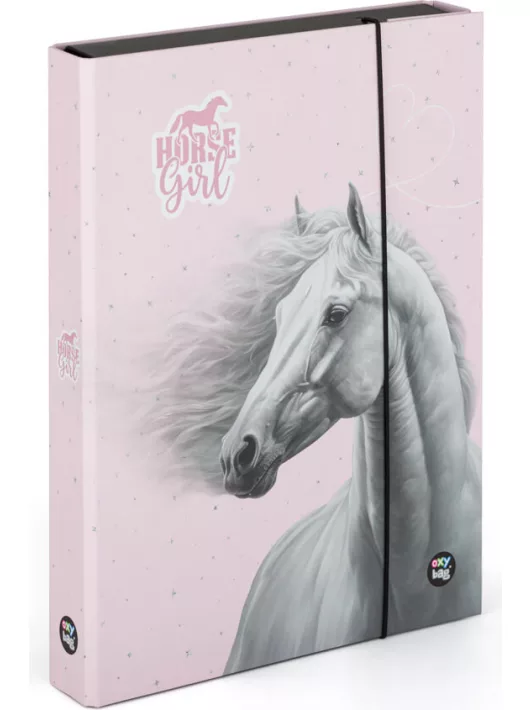Lovas füzetbox A/4, jumbo, OXY 2026 Horse romantic