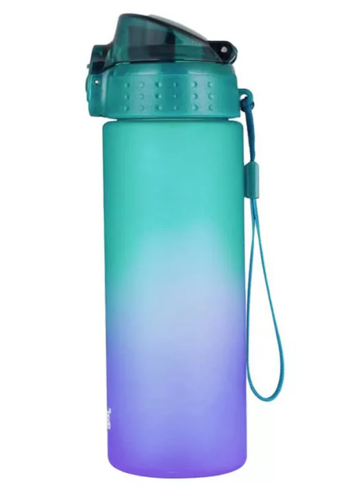 Oxybag kulacs, 600 ml, BPA mentes, OXY Click Ombre lila-zöld