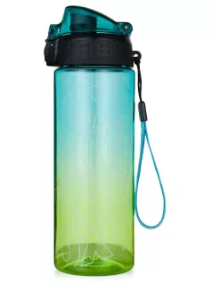   Oxybag kulacs, 600 ml, BPA mentes, OXY Click Lime, zöld-kék, átlátszó