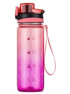   Oxybag kulacs, 800 ml, BPA mentes, OXY Life motivációs kulacs, Ombre Rose, rózsaszín-barack