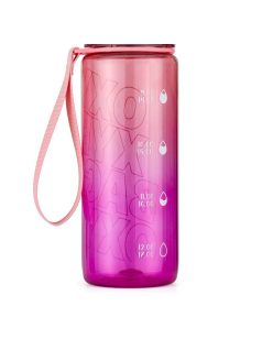  Oxybag kulacs, 800 ml, BPA mentes, OXY Life motivációs kulacs, Ombre Rose, rózsaszín-barack