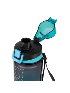  Oxybag kulacs, 800 ml, BPA mentes, OXY Life motivációs kulacs, Ombre Night, szürke-kék