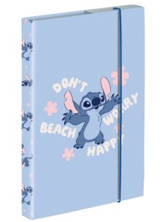 Stitch füzetbox A/4, Don't worry, beach happy