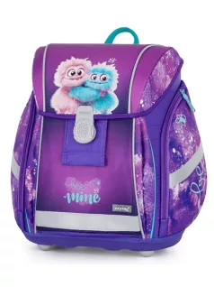   OXY Premium Light mágneszáras iskolatáska szett tolltartóval és tornazsákkal, Monster