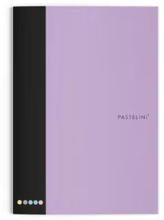 PASTELINI 444 füzet A/4, 40 lapos, vonalas, pasztell lila