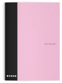   PASTELINI 444 füzet A/4, 40 lapos, vonalas, pasztell rózsaszín