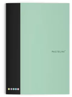 PASTELINI 444 füzet A/4, 40 lapos, vonalas, pasztell zöld