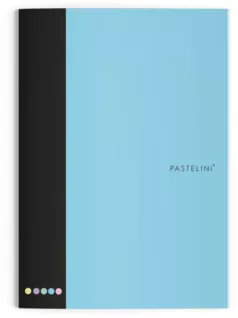 PASTELINI 444 füzet A/4, 40 lapos, vonalas, pasztell kék