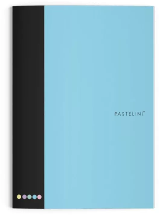 PASTELINI 444 füzet A/4, 40 lapos, vonalas, pasztell kék