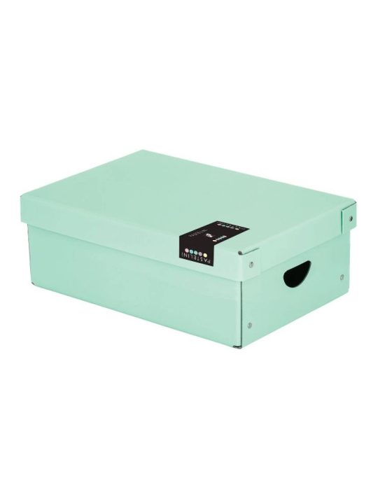 Tároló doboz, kicsi, 355x240x90mm, PASTELINI, pasztell zöld