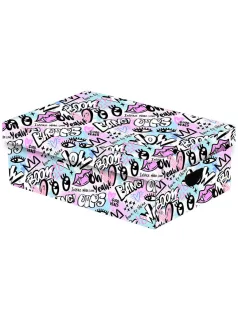 Funny girl tároló doboz, nagy, 355x240x165mm