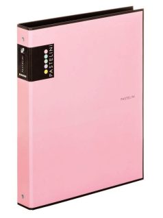   Gyűrűskönyv A/4, 4 gyűrűs, PASTELINI, pasztell rózsaszín