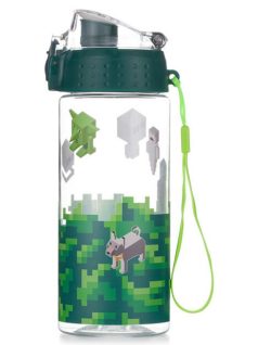   Minecraft mintás kulacs, 500ml, BPA mentes, OXY Click 2026 Playworld