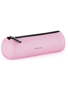   Tolltartó, hengeres, PU 215x75x75mm, PASTELINI, pasztell rózsaszín