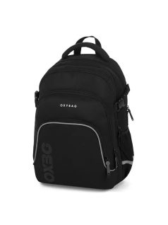   OXY Scooler hátizsák, iskolatáska, 4 rekeszes, 43x32x20cm, Black, fekete