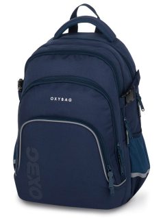   OXY Scooler hátizsák, iskolatáska, 4 rekeszes, 43x32x20cm, Blue, sötétkék