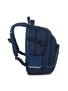   OXY Scooler hátizsák, iskolatáska, 4 rekeszes, 43x32x20cm, Blue, sötétkék