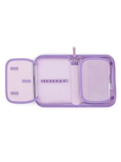 Cicás tolltartó klapnis, üres, Pets, rózsaszín