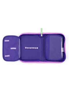 Pegazus tolltartó klapnis, üres, lila-rózsaszín