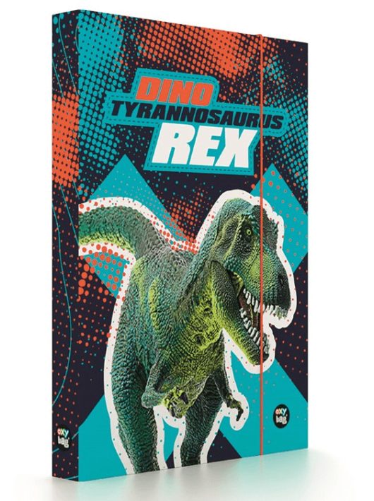 Dinoszaurusz füzetbox A/4, jumbo, T-Rex