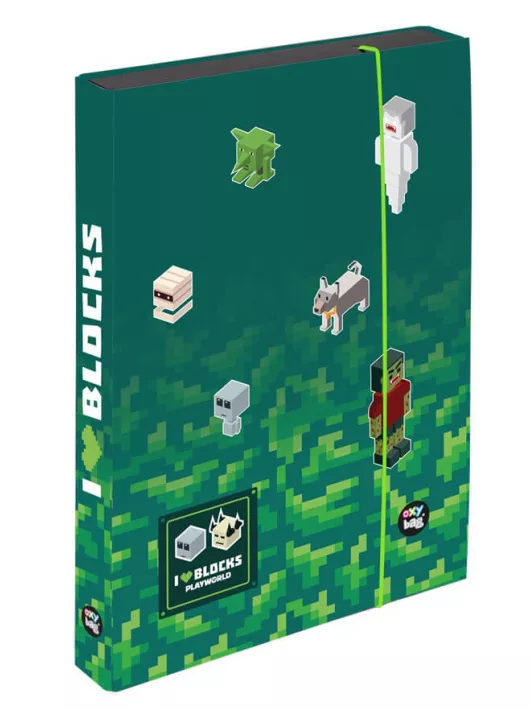 Minecraft mintás füzetbox A/5, jumbo, OXY 2026 Playworld