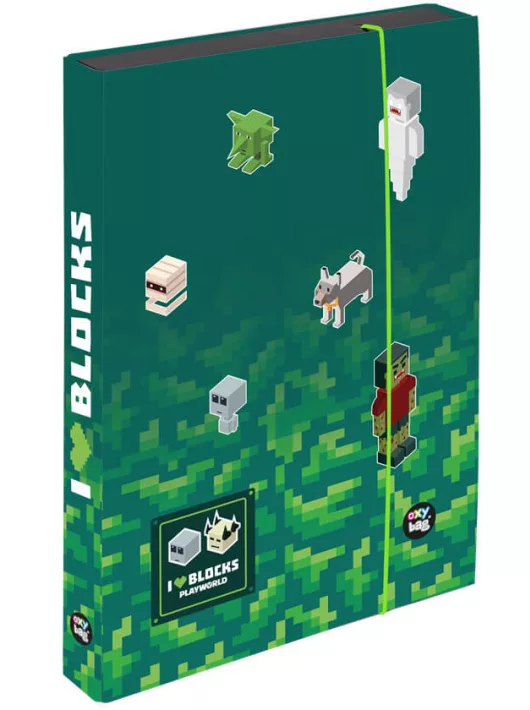 Minecraft mintás füzetbox A/4, jumbo, OXY 2026 Playworld