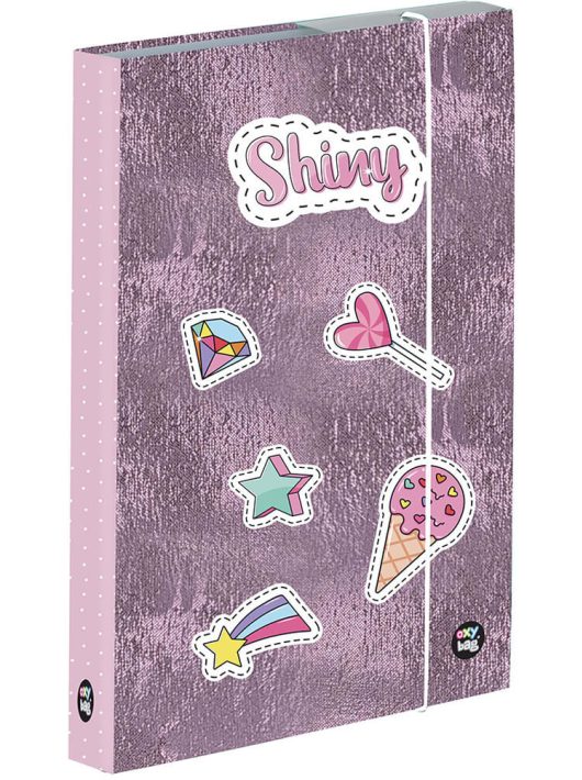 Shiny füzetbox A/5, jumbo, rózsaszín