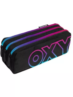  Oxy Rainbow tolltartó, beledobálós, 3 rekeszes, kék-rózsaszín