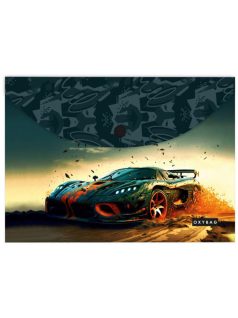   Irattartó tasak A/4, patentos, műanyag, Car, Speed Acceleration