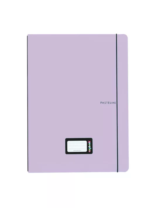 OXYbook füzet A/5, 40 lapos, vonalas, PASTELINI, pasztell lila