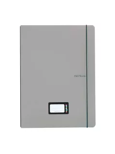   OXYbook füzet A/5, 40 lapos, vonalas, PASTELINI, pasztell szürke