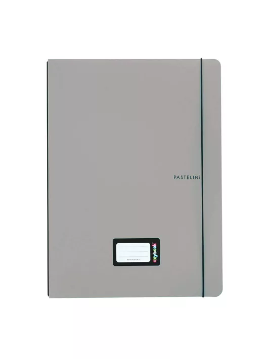OXYbook füzet A/5, 40 lapos, vonalas, PASTELINI, pasztell szürke