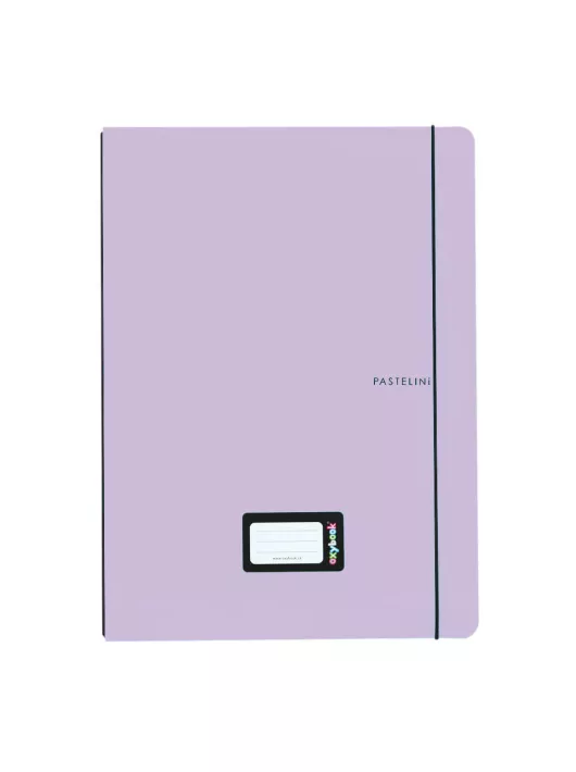 OXYbook füzet A/4, 40 lapos, vonalas, PASTELINI, pasztell lila