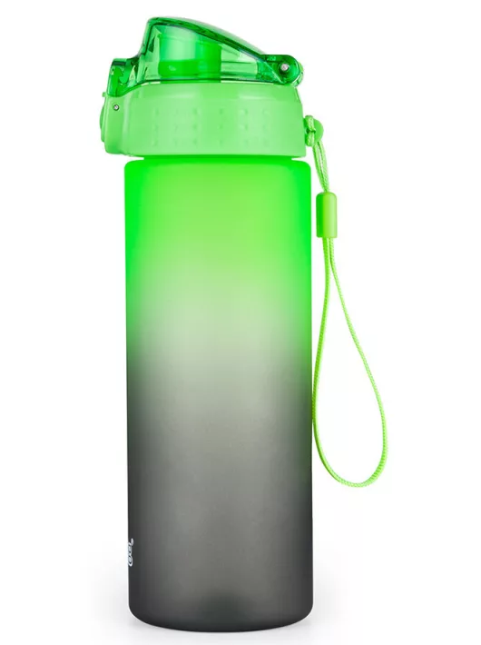 Oxybag kulacs, 600 ml, BPA mentes, OXY Click Ombre fekete-zöld