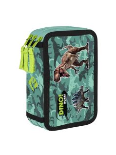 Dinoszaurusz tolltartó 3 emeletes, üres, Dino Roar