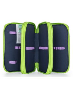   Balerina tolltartó 3 emeletes, üres, sötétkék-rózsaszín