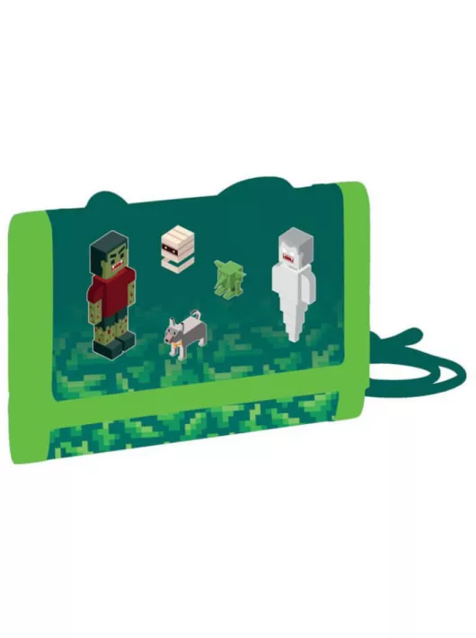Minecraft mintás pénztárca, 10x14cm, OXY 2026 Playworld
